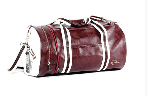 Classic Leather Sports Bag