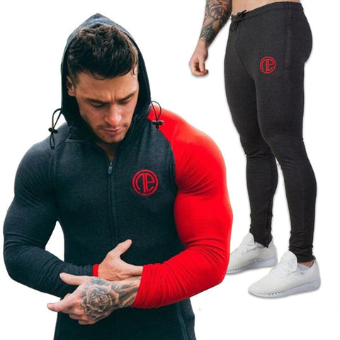 Muscle fit tracksuit